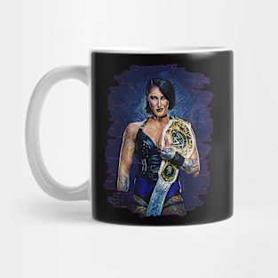 Rhea ripley | WWE | Brush Art Mug